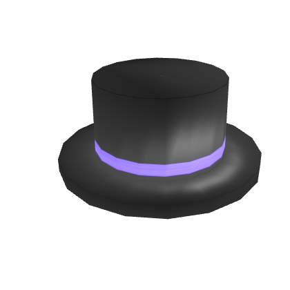 Purple Banded Top Hat