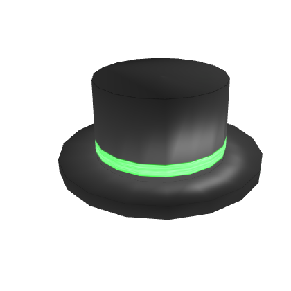 Green Banded Top Hat