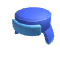 Blue Hat With Crazy Big Earflaps
