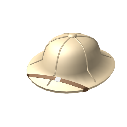 Beige Pith Helmet