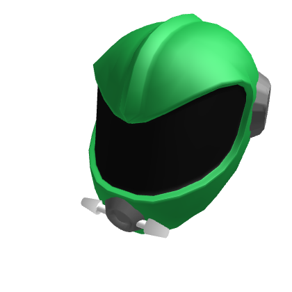 Green Martian Space Helmet