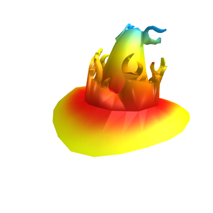 Red Wizard Hat of Flames
