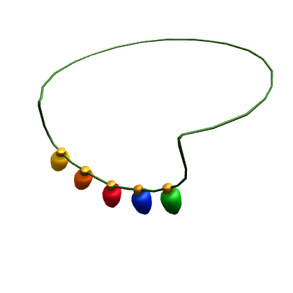 Christmas Lights Necklace