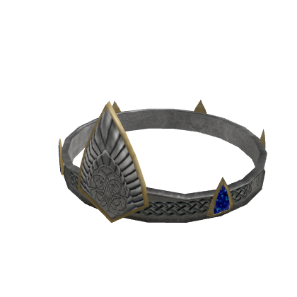 Platinum and Sapphire Circlet of the Elven King
