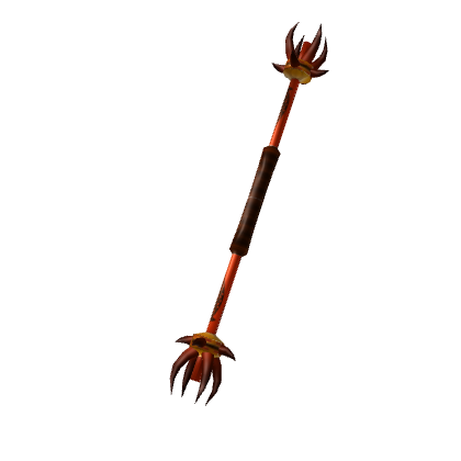 Flaming Dragon Slayer Bo Staff