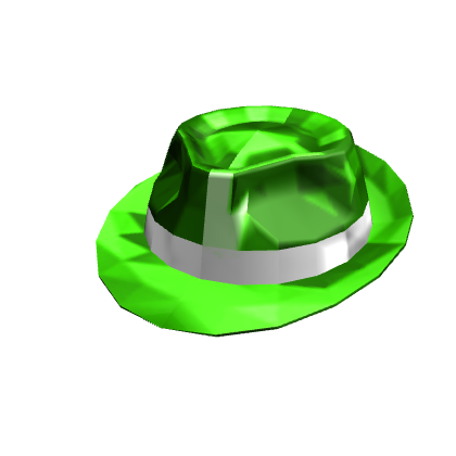 Green Sparkle Time Fedora
