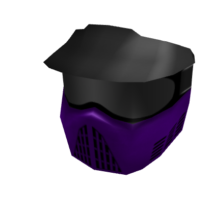 Purple Paintball Mask