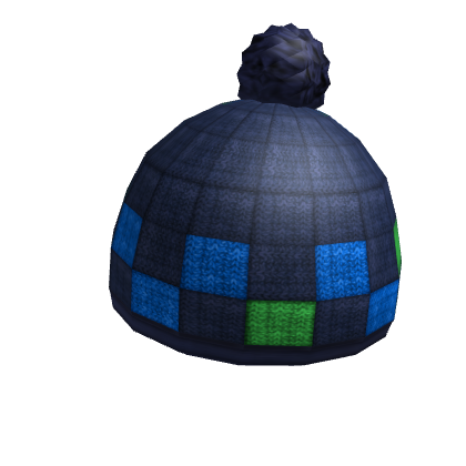 Blue Knit Beanie