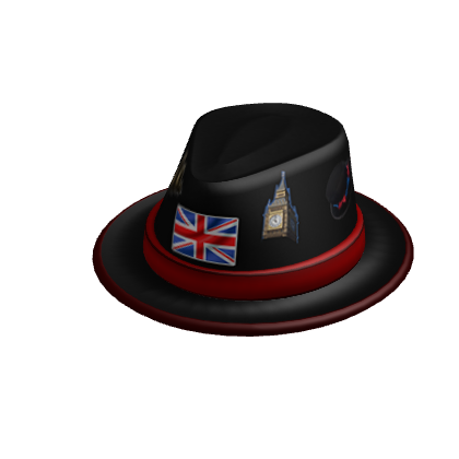 London BLOXcon Black Fedora