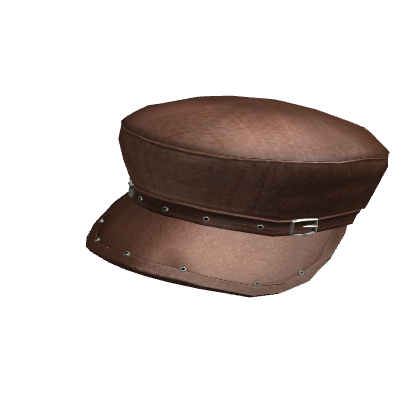 Dark Leather Cap