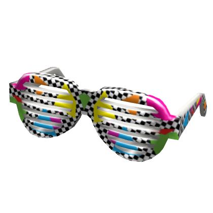 80s Checkerboard Shutter Shades