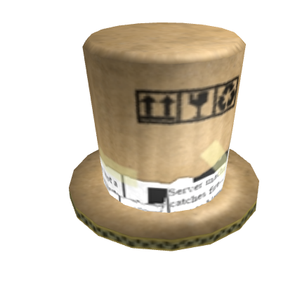 Recycled Cardboard Top Hat