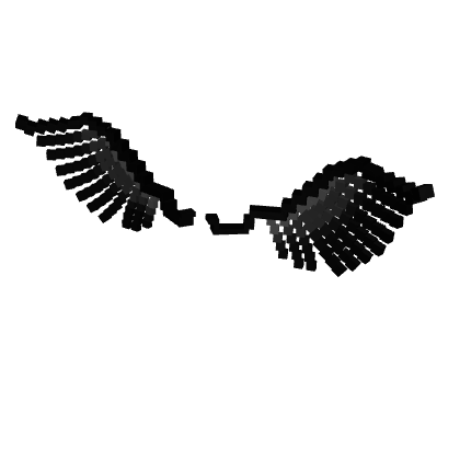 Black 8-Bit Wings