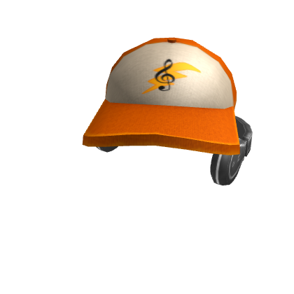 Headphones and  Orange Cap