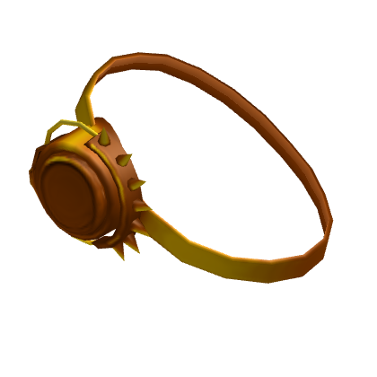 Golden Spiky Bionic Eye Patch
