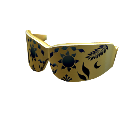 Gold Cut Out Shades