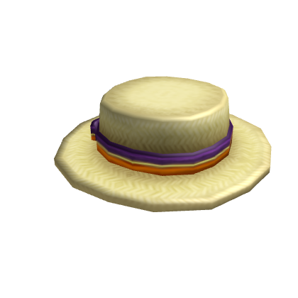 Triple Striped Boater