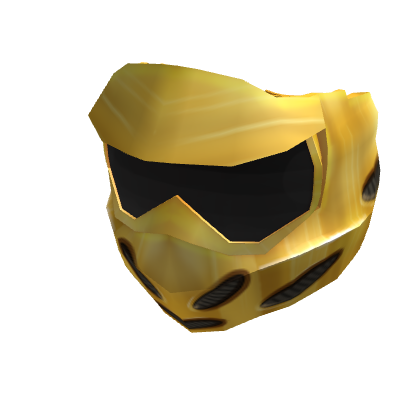 Golden Paintball Mask
