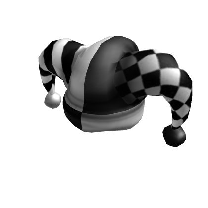 Black & White Jester Hat