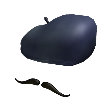 Beret with Mustache