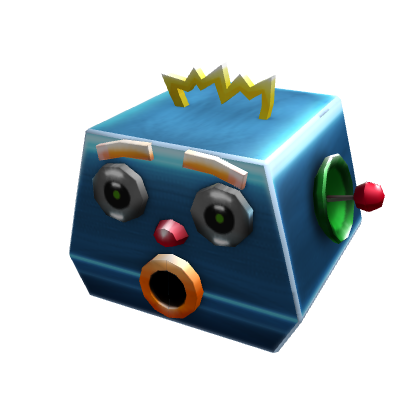 Shocked Retro Robot Head