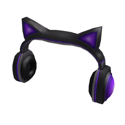 Purple Cat Ears Headphones