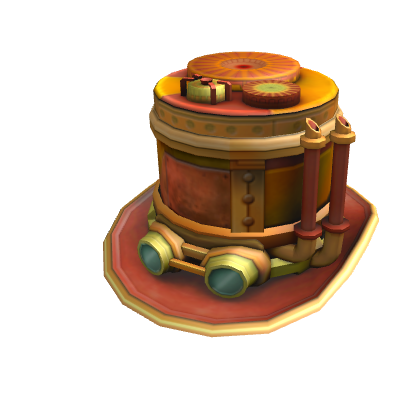Copper Steampunk Top Hat