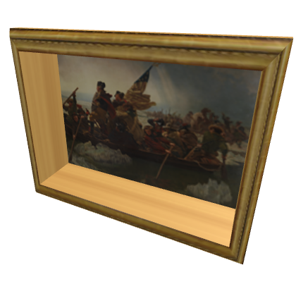 Portrait of a Hero Crossing the Delaware