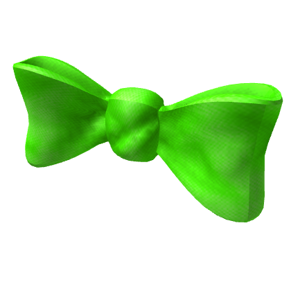 Neon Green Bow Tie