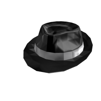 Black Sparkle Time Fedora