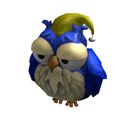 Blue Sleepy Owl