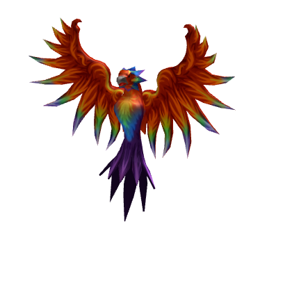 Neon Rainbow Phoenix