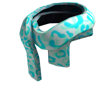 Wild Neon Blue Scarf