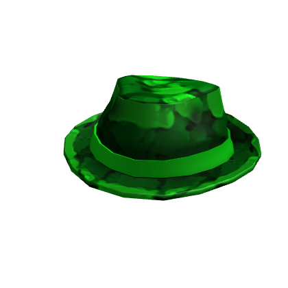 Faux Viridian Fedora