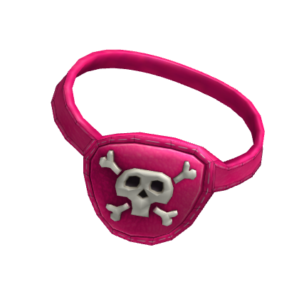 Neon Pink Pirate Patch