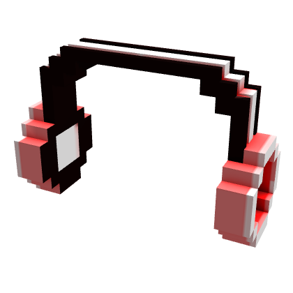 Red 8-Bit Headphones