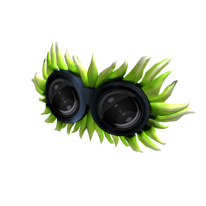 Green Crazy Fuzzy Neon Goggles