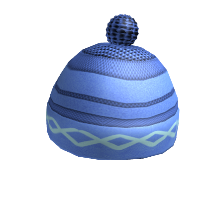 Blue Wool Winter Hat