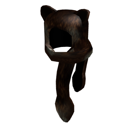 Brown Furry Animal Hood and Scarf