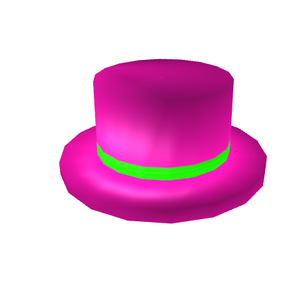 Neon Pink Top Hat