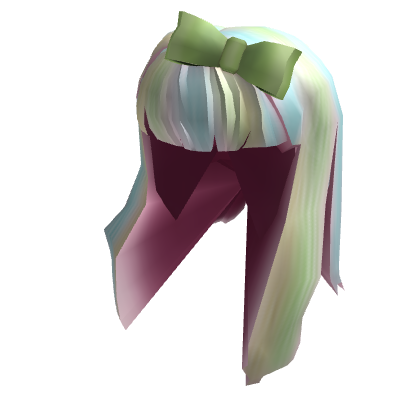 Spring Hair with Green Bow
