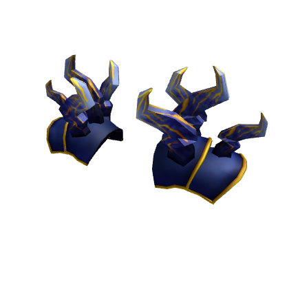 Lightning Cobalt Pauldrons