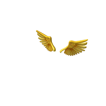 Golden Sparkling Wings