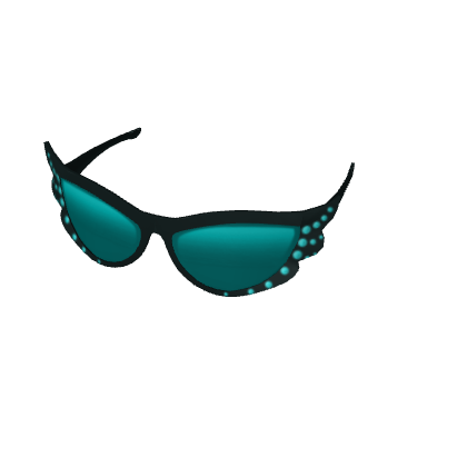 Cyan Butterfly Shades