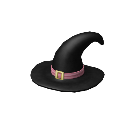 Pink and Black Wizard Hat
