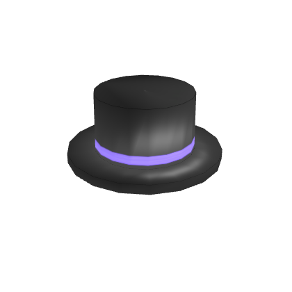 BIG: Purple Banded Top Hat