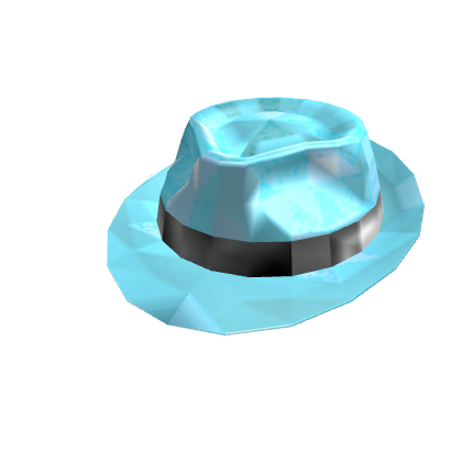Sky Blue Sparkle Time Fedora